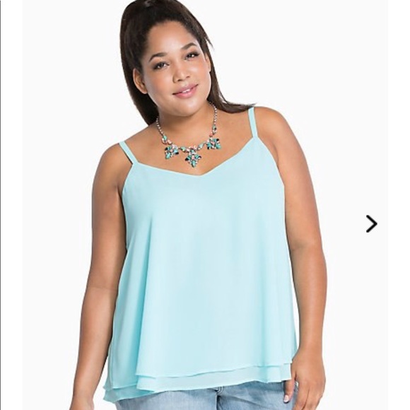 torrid Tops - Double layered chiffon cami
